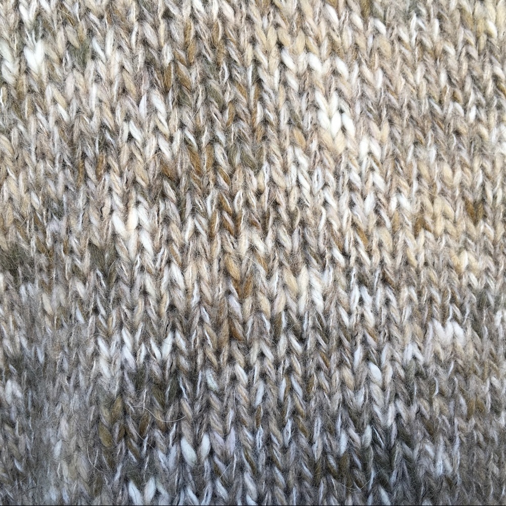 Lucky Brand Tan Knit Mohair Wool Blend Poncho Cape NWOT - Picture 10 of 10